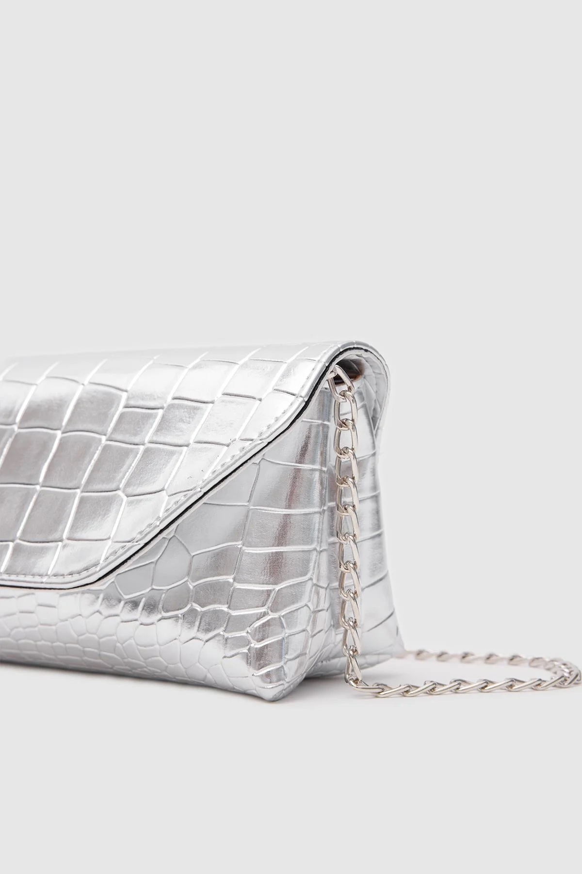 Gigi Clutch Silver - Image 4