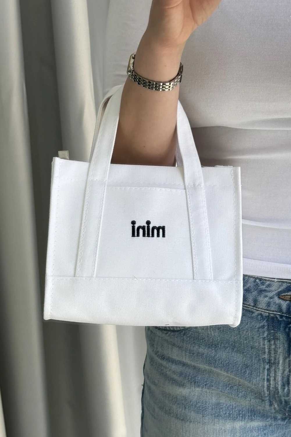 Mini Tote Blanc - Image 2