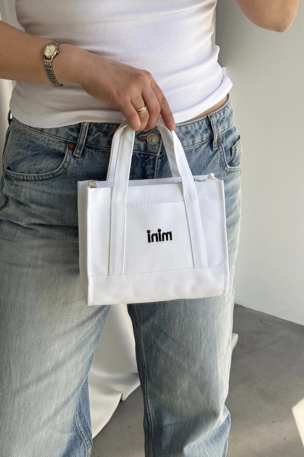 Mini Tote Blanc - Image 3