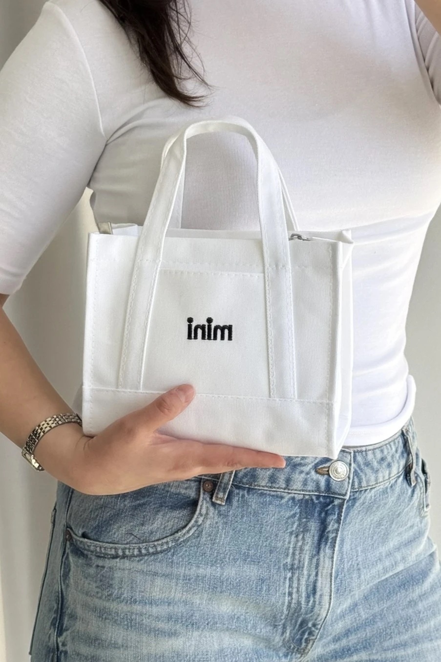 Mini Tote Blanc - Image 5