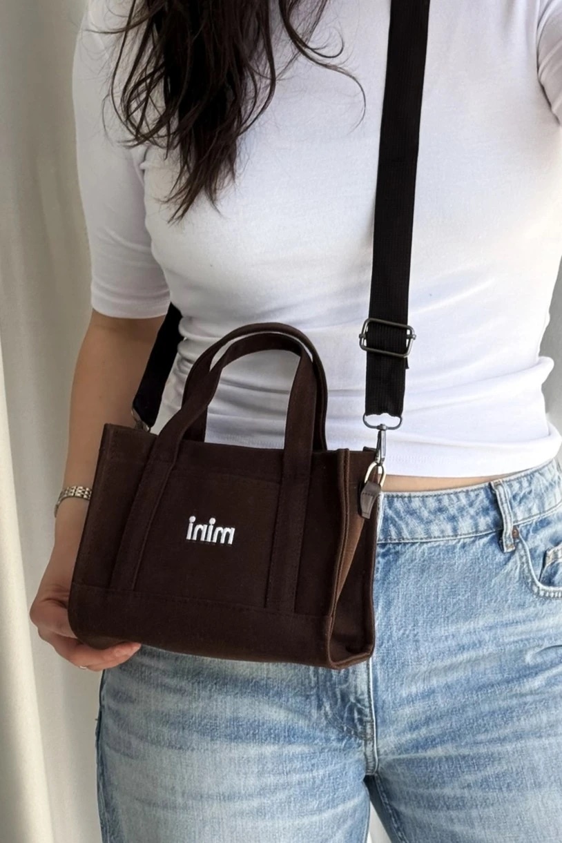 Mini Tote Marron - Image 3