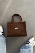Mini Tote Marron