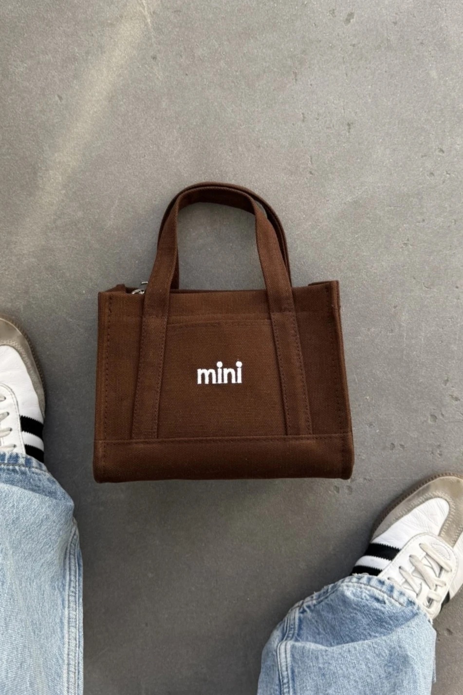 Mini Tote Marron