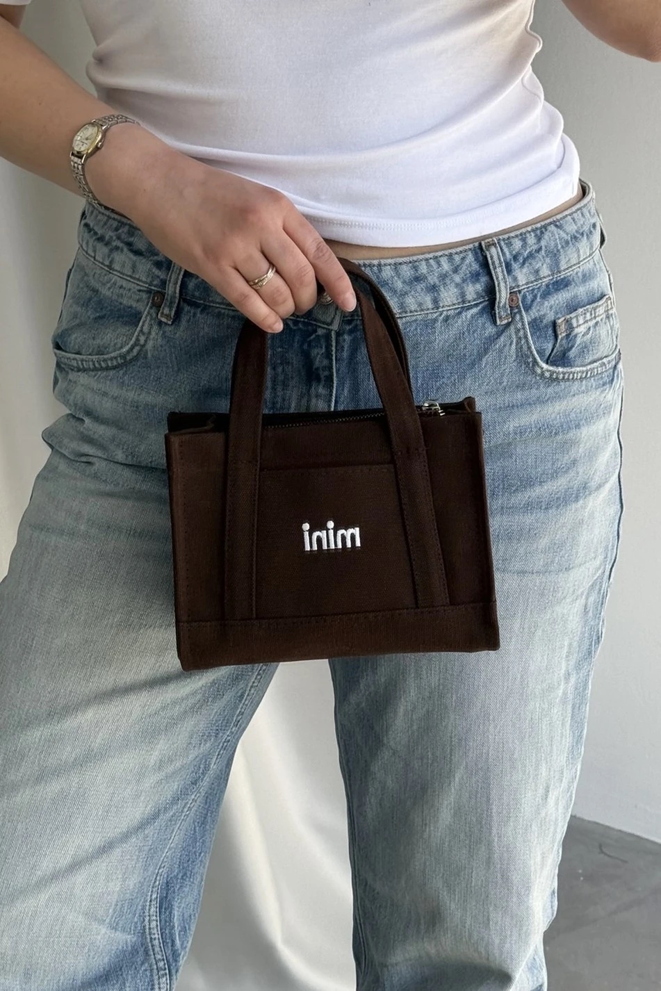 Mini Tote Marron - Image 4