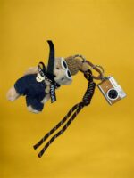 Mini Teddy Photographer Bag Charm
