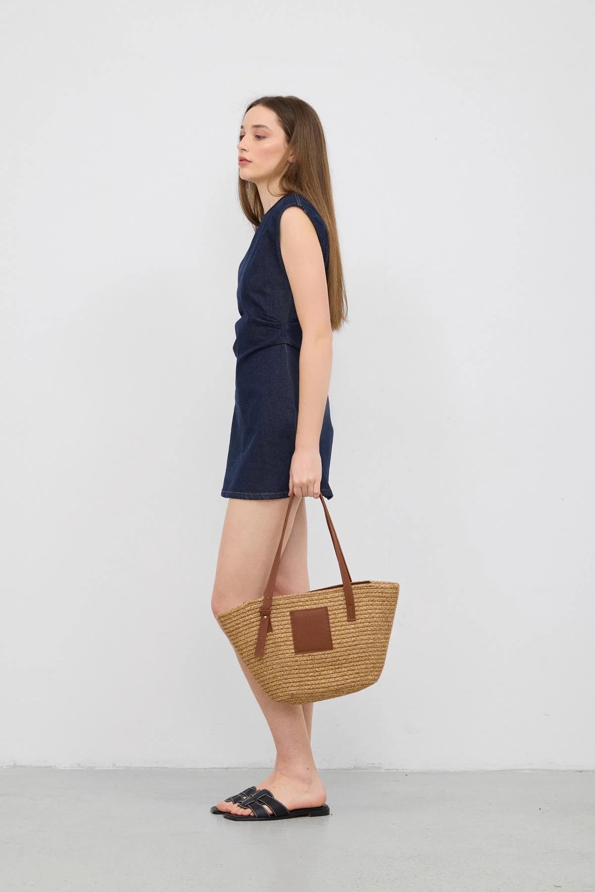 Vittoria Handmade Straw Nude - Image 2