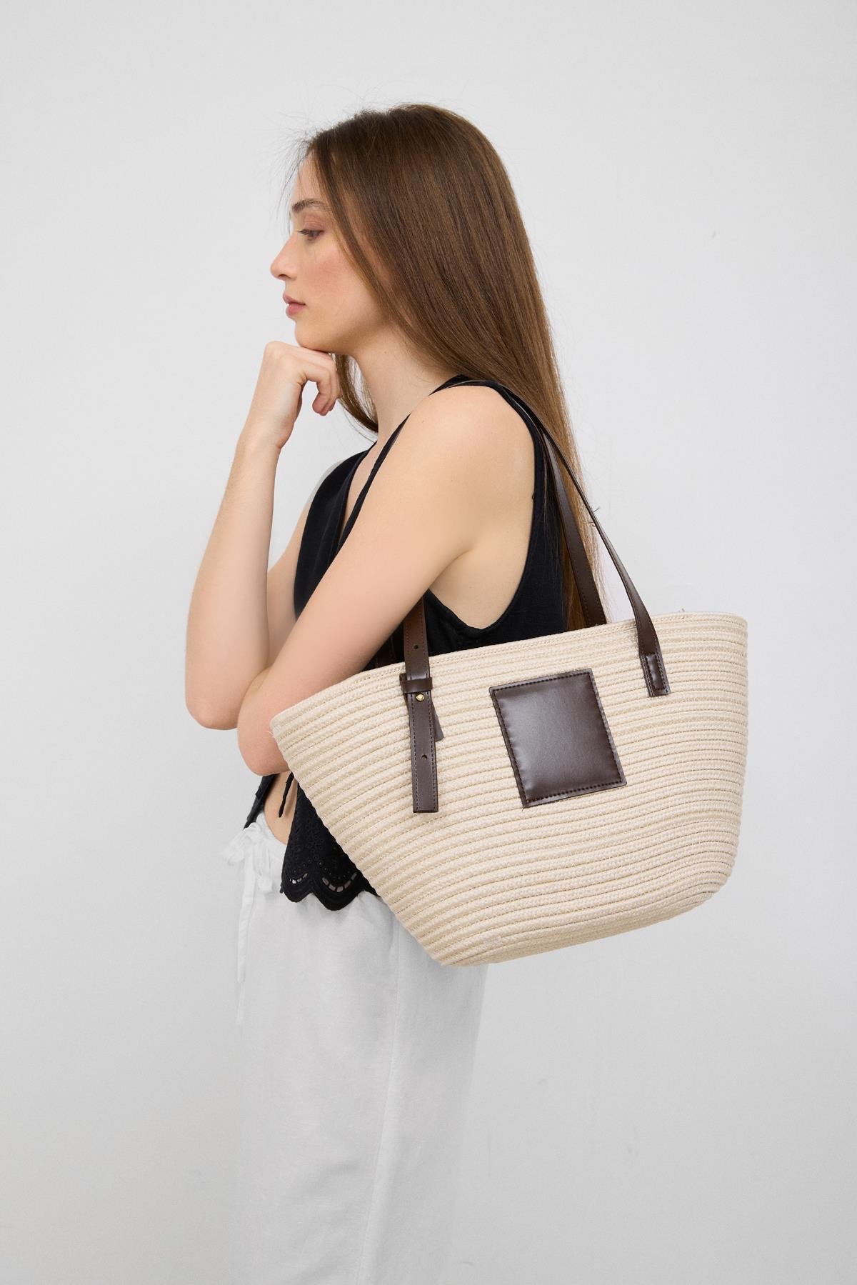 Vittoria Handmade Straw Creme - Image 3