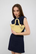Ortega Butter Yellow Handmade Straw