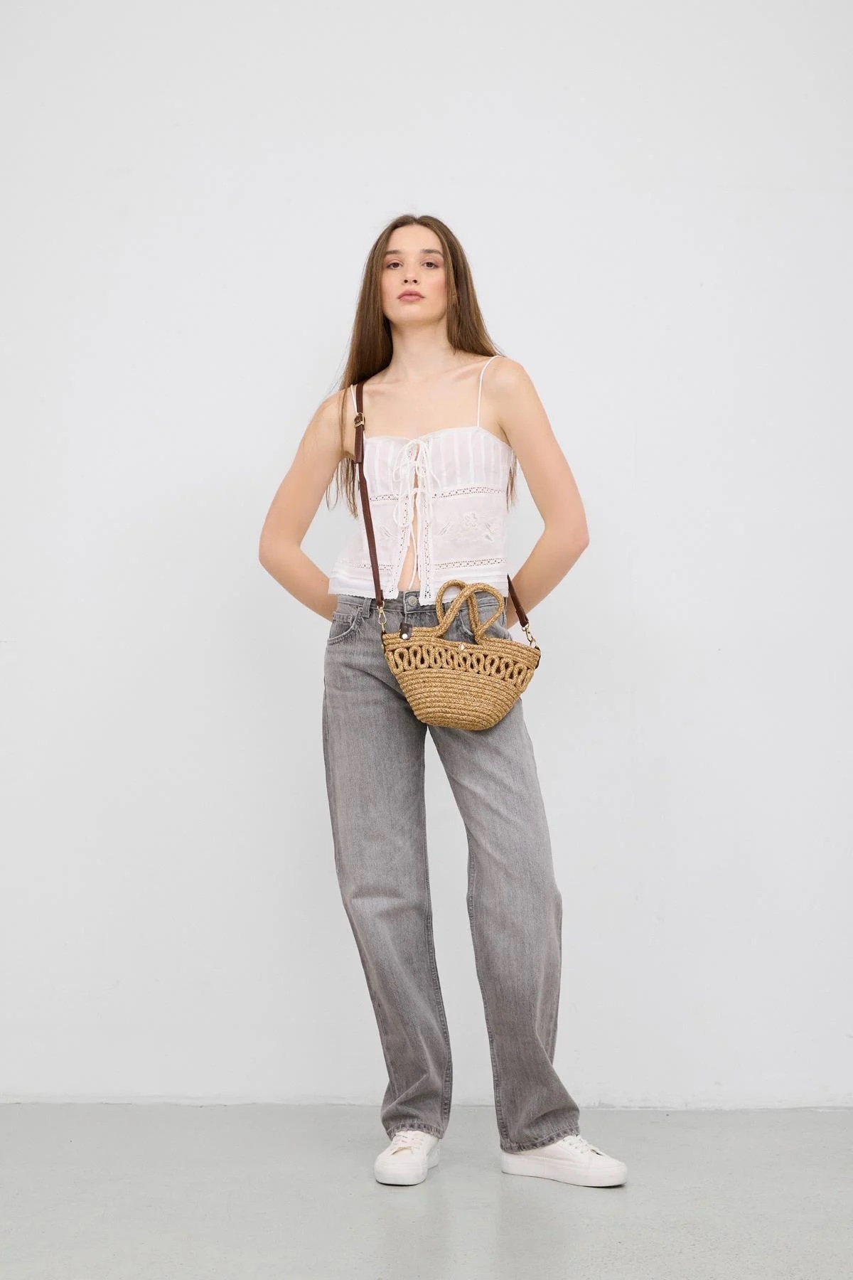 Ortega Nude Handmade Straw - Image 4