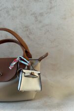 Birkin White Bag charm