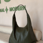 Zoe XL Woven Pattern Vert Olive