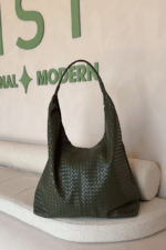 Zoe XL Woven Pattern Vert Olive