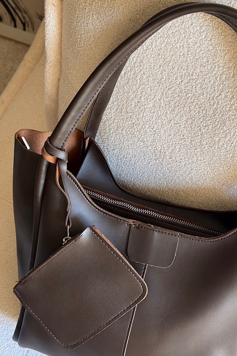 Haley Zipper Marron - Image 2