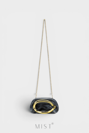 Nelly Marble Noire Clutch PREMIUM
